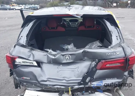 2019 Acura Mdx Tech A-Spec Pkgs z USA, uszkodzony, nr VIN 5J8YD4H07KL011714